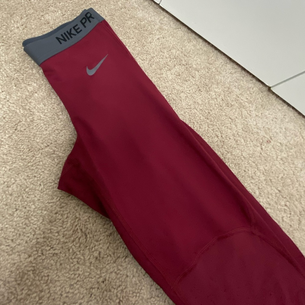 Nike Maroon FSU Athlete Leggings